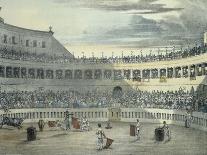 Bullfight in Rome-Jean-Baptiste Thomas-Giclee Print