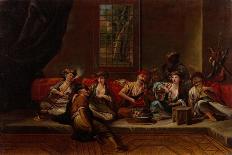 Women Embroidering, 1730s-Jean-Baptiste Vanmour-Giclee Print