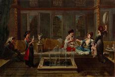 Women Drinking Coffee, 1720s-Jean-Baptiste Vanmour-Framed Giclee Print