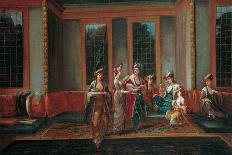 Women's Festival on the Bosphorus, 1737-Jean-Baptiste Vanmour-Giclee Print