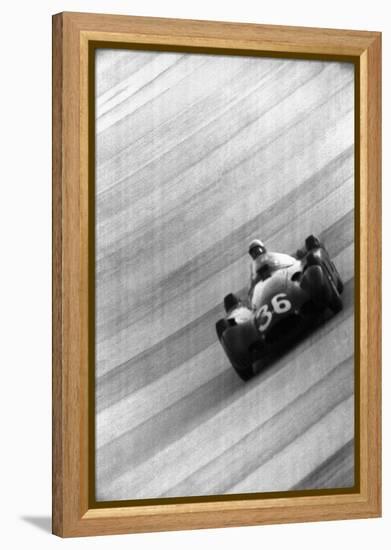 Jean Behra at the 6th Italian Grand Prix-Angelo Cozzi-Framed Premier Image Canvas