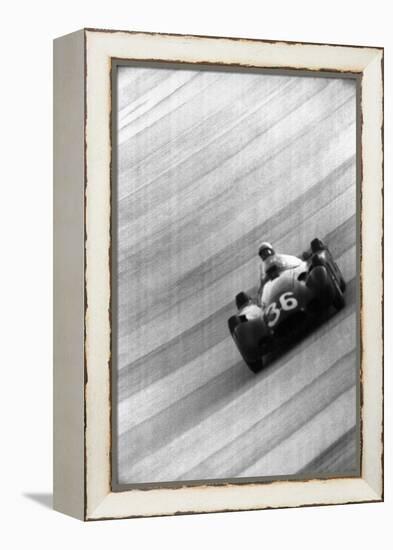 Jean Behra at the 6th Italian Grand Prix-Angelo Cozzi-Framed Premier Image Canvas