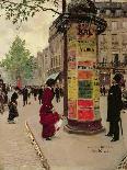 Paris Kiosk, Early 1880s-Jean Béraud-Giclee Print