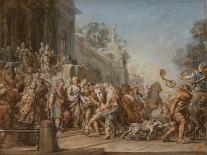 The Departure of Dido and Aeneas for the Hunt, 1772-4-Jean Bernard Restout-Giclee Print