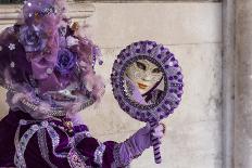 People in Masks and Costumes, Carnival, Venice, Veneto, Italy, Europe-Jean Brooks-Photographic Print