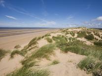 Sand Dunes on Beach, Formby Beach, Lancashire, England, United Kingdom, Europe-Jean Brooks-Photographic Print