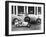 Jean Bugatti and Roland Bugatti Sons of Ettore Bugatti in Cars Made by their Father, C. 1928-null-Framed Photo