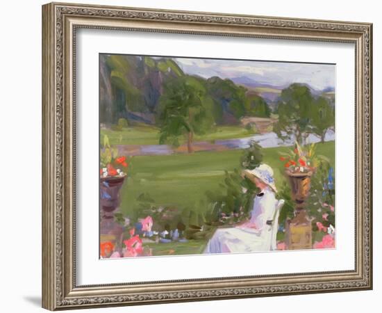 Jean Cadell at Dalserf, 1912-Francis Campbell Boileau Cadell-Framed Giclee Print