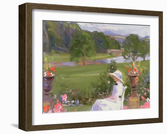 Jean Cadell at Dalserf, 1912-Francis Campbell Boileau Cadell-Framed Giclee Print