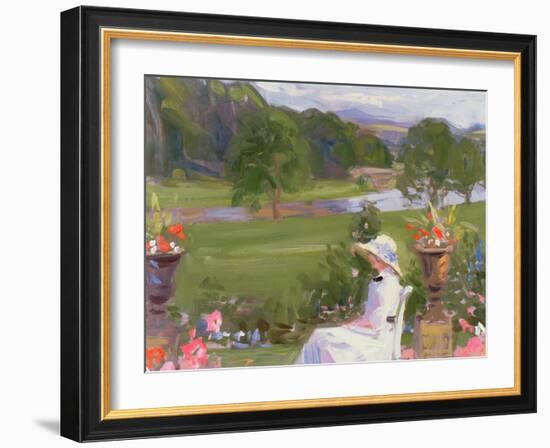 Jean Cadell at Dalserf, 1912-Francis Campbell Boileau Cadell-Framed Giclee Print