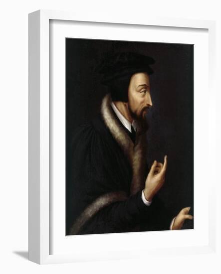 Jean Calvin, 1509-64 French Protestant Reformer-Henriette Rath-Framed Giclee Print