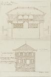 Exposition universelle de 1900 : restaurant roumain : coupe longitudinale et façade latérale-Jean-Camille Formigé-Premier Image Canvas