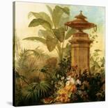 Still Life with Tropical Palms-Jean Capeinick-Framed Premium Giclee Print