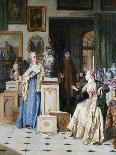 At the Art Dealer's Shop-Jean Carolus-Framed Giclee Print