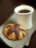 Coffee Sand Biscuits with Chocolate Icing-Jean Cazals-Photographic Print