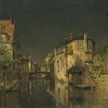 'L'estaminet', c1889-Jean-Charles Cazin-Giclee Print