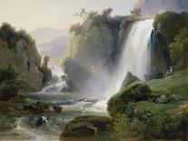 Cascade de Tivoli-Jean Charles Joseph Rémond-Framed Giclee Print