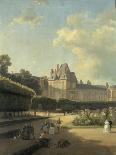 Vue de la cour de la Fontaine..-Jean Charles Joseph Remond-Framed Giclee Print