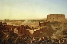 The Battle at the Temple of Karnak: the Egyptian Campaign-Jean Charles Langlois-Giclee Print