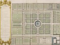 Recueil des "Plans des châteaux et jardins de Versailles en 1720" ; Composé pour Louis-Antoine de-Jean Chaufourier-Framed Premier Image Canvas