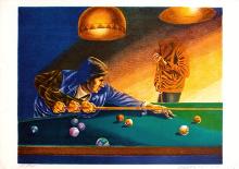 Billard-Jean-claude Meynard-Laminated Limited Edition