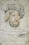 Portrait of King Henry II of France Par Clouet, Jean (C. 1485-1541). Black Chalk and Sanguine on Pa-Jean Clouet-Giclee Print