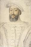 Portrait of Francis I (1494-1547), King of France Par Clouet, Jean (C. 1485-1541). Black Chalk and-Jean Clouet-Giclee Print