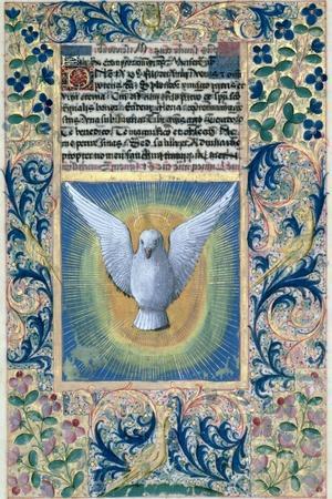 Holy Spirit, from the Book of Hours of Louis D'Orleans, c.1469' Giclee  Print - Jean Colombe | Art.com
