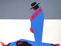 Les Indiens III-Jean Coulot-Serigraph