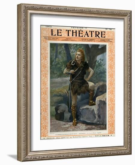 Jean de Reszke as Siegfried, Front Cover of 'Le Theatre' Magazine, 1902-Paul Nadar-Framed Giclee Print