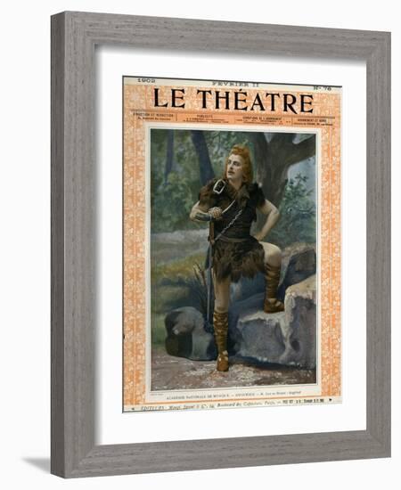 Jean de Reszke as Siegfried, Front Cover of 'Le Theatre' Magazine, 1902-Paul Nadar-Framed Giclee Print