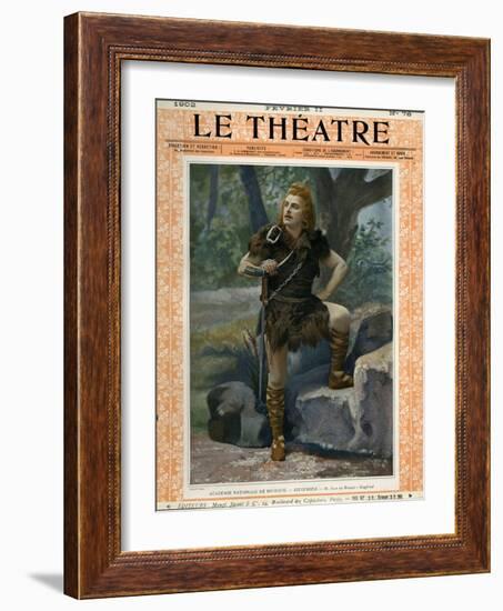 Jean de Reszke as Siegfried, Front Cover of 'Le Theatre' Magazine, 1902-Paul Nadar-Framed Giclee Print