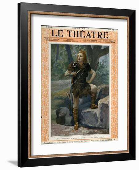 Jean de Reszke as Siegfried, Front Cover of 'Le Theatre' Magazine, 1902-Paul Nadar-Framed Giclee Print