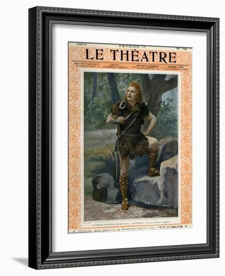 Jean de Reszke as Siegfried, Front Cover of 'Le Theatre' Magazine, 1902-Paul Nadar-Framed Giclee Print