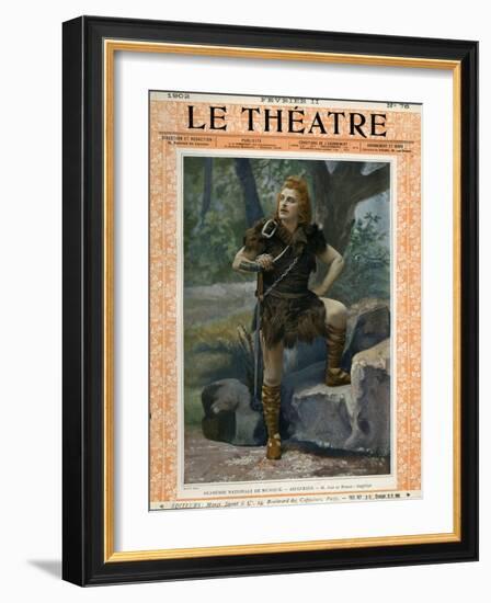 Jean de Reszke as Siegfried, Front Cover of 'Le Theatre' Magazine, 1902-Paul Nadar-Framed Giclee Print