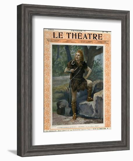 Jean de Reszke as Siegfried, Front Cover of 'Le Theatre' Magazine, 1902-Paul Nadar-Framed Giclee Print