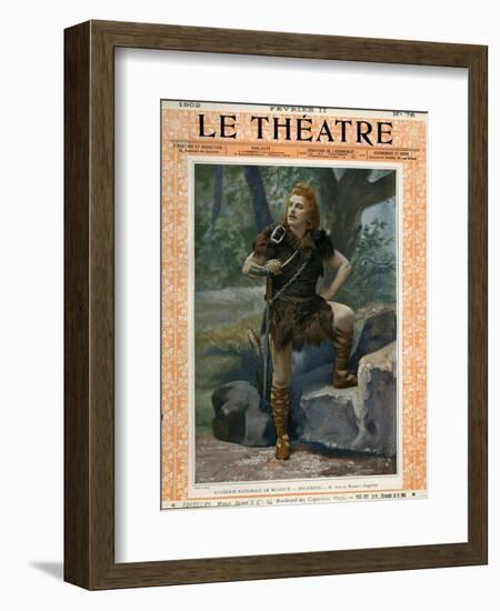 Jean de Reszke as Siegfried, Front Cover of 'Le Theatre' Magazine, 1902-Paul Nadar-Framed Giclee Print