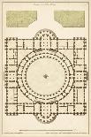 Antique Garden Plan IV-Jean Deneufforge-Framed Art Print