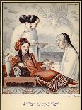 Chinese Doctor Feels the Pulse of an Aristocratic Patient with Exceedingly Long Finger Nails-Jean Droit-Art Print
