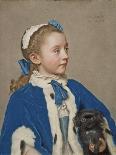Portrait of Mary Gunning, Countess of Coventry, 1749-Jean-Etienne Liotard-Giclee Print