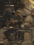 Un Patron or The lesson of the Apprentice, 1888-Jean Eugene Buland-Giclee Print