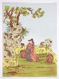 Couple in a Chinese Garden, from "Ornaments of China"-Jean Francois Albanis De Beaumont-Framed Giclee Print