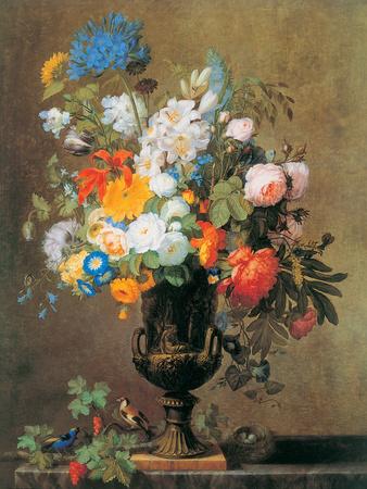 Vase de fleurs' Art Print - Jean Francois Bony | Art.com