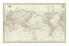 Mappemonde, c.1797-Jean-francois De Galaup La Perouse-Art Print