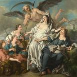 Jason Swearing Eternal Affection to Medea, 1743-Jean-François de Troy-Framed Giclee Print
