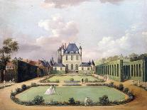 Views of the Chateau de Mousseaux and its Gardens-Jean François Hue-Giclee Print