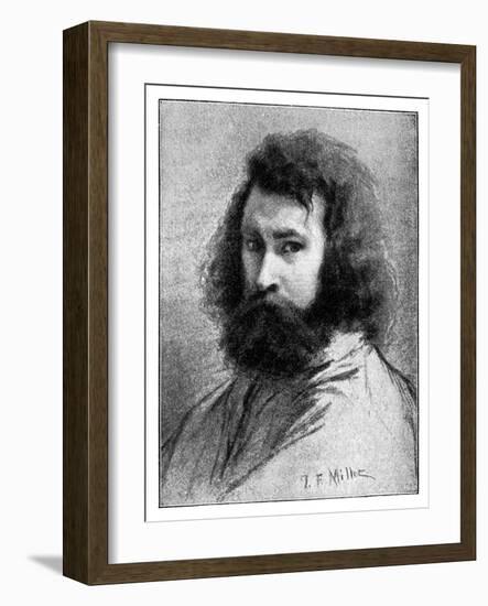 Jean-Francois Millet, 19th Century French Painter-Jean Francois Millet-Framed Giclee Print