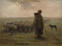 The Newborn Lamb, C.1860-Jean-François Millet-Giclee Print