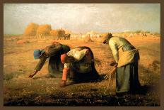 Shepherdess with her Flock, by Jean-François Millet,-Jean-François Millet-Art Print