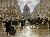 Boulevard Saint-Michel, Late 19th or Early 20th Century-Jean Francois Raffaelli-Giclee Print